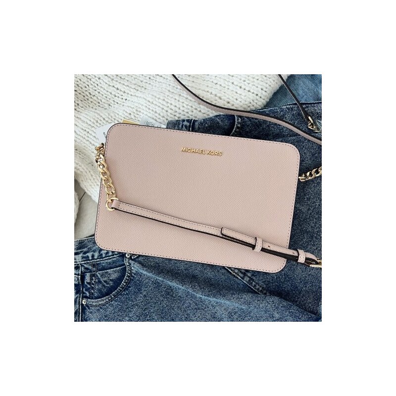 Michael Kors Jet Set Travel crossbody pudrová ružová 45146291
