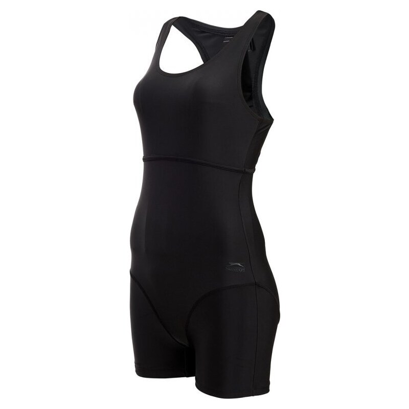 Slazenger LYCRA XTRA LIFE Boyleg Swimsuit Ladies Black