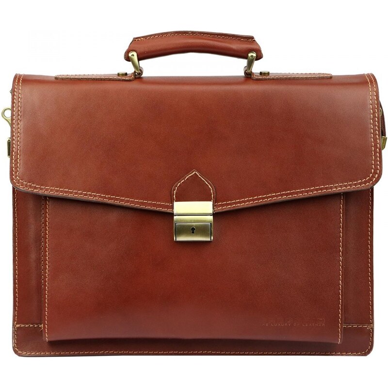 Gregorio Kožená aktovka Pepe hnedá 15333948
