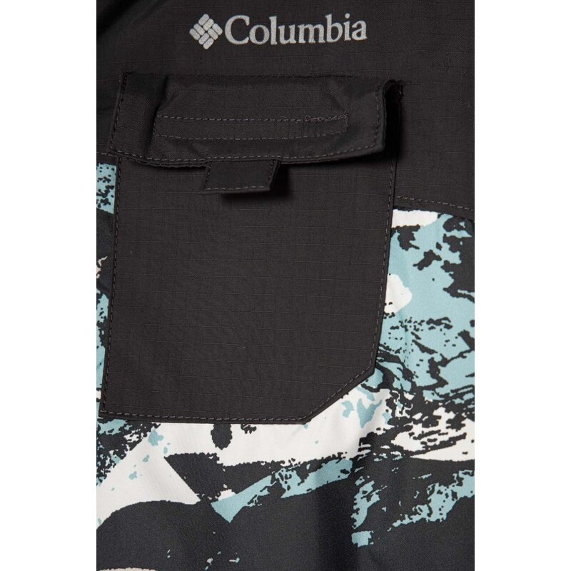 Detská bunda Columbia čierna farba