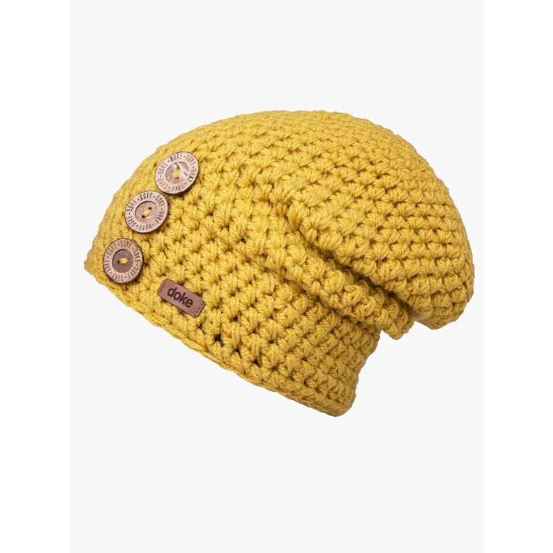 DOKE Háčkovaná čiapka b nature gold 20366188