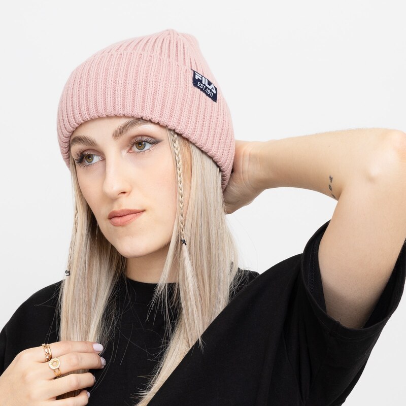 Fila BUTTE Fisherman Beanie with flag logo Pale Mauve 45171343
