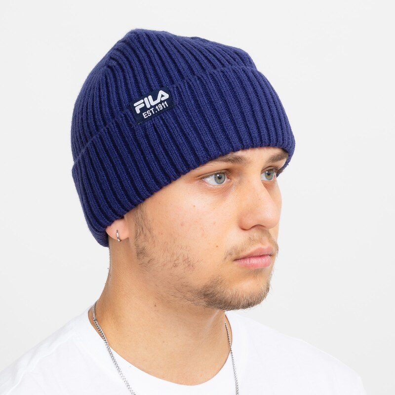 Fila BUTTE Fisherman Beanie with flag logo Medieval Blue 45171344