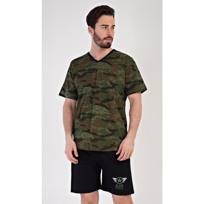 Vienetta MAN Pánske pyžamo šortky Air forces - vyp 66362682