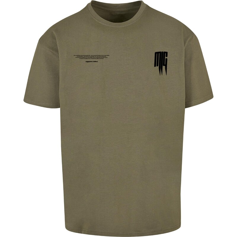 MJ Gonzales Tričko indigo / kaki / čierna 54244059