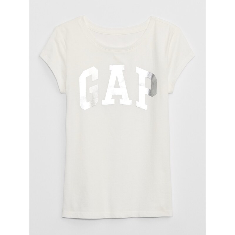 GAP Dievčenské tričko s metalickým logom 792399-04 66267648