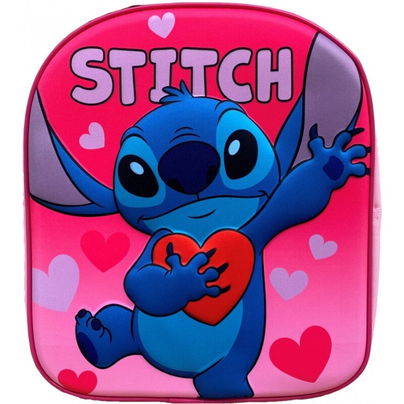 DIFUZED Detský / dievčenský 3D batoh Lilo & Stitch - 9L