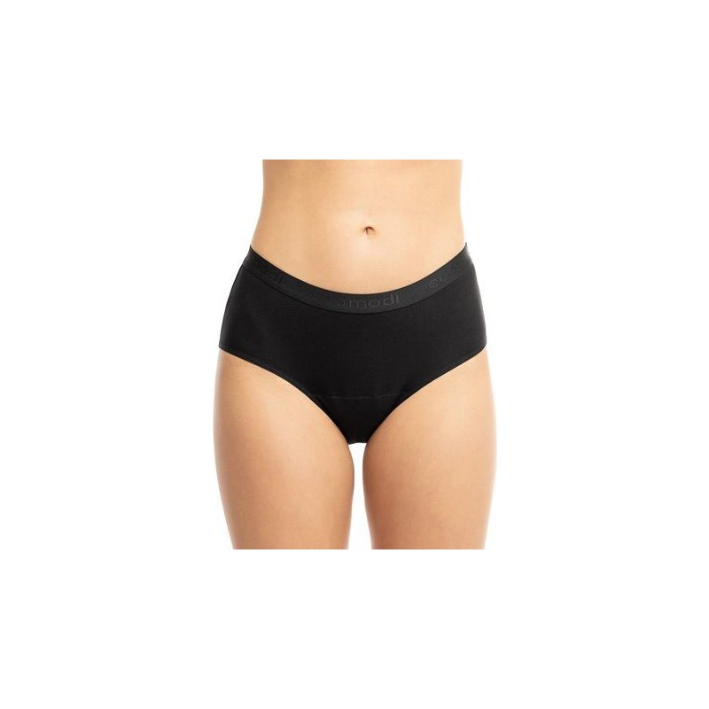 Ecomodi menštruačné nohavičky čierne z bambusu vysoký pás Stredná xxs 50390563