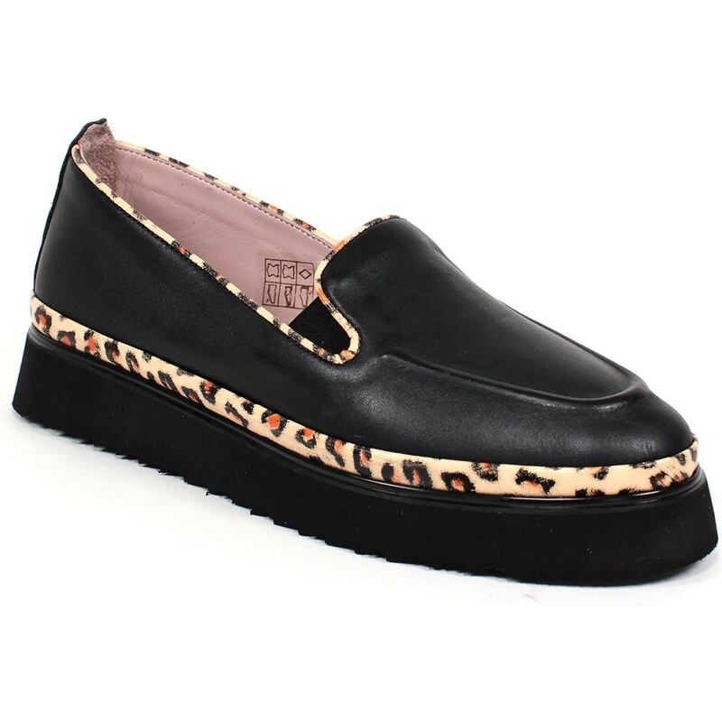 Secretshoes Pohodlné kožené sliponky 53428538