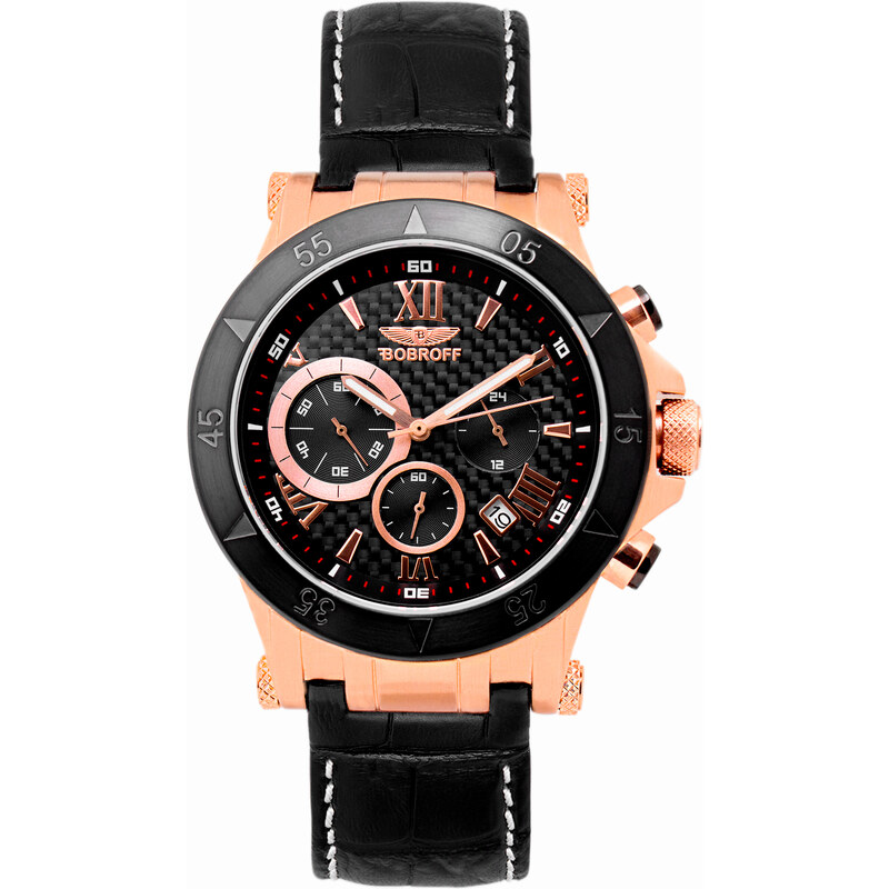 PÁNSKE HODINKY BOBROFF BF1001M15 (44MM) 49146042