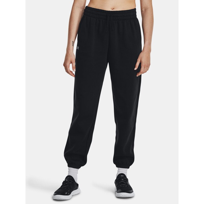 Čierne dámske športové tepláky Under Armour UA Rival Fleece OS Jogger 50518833