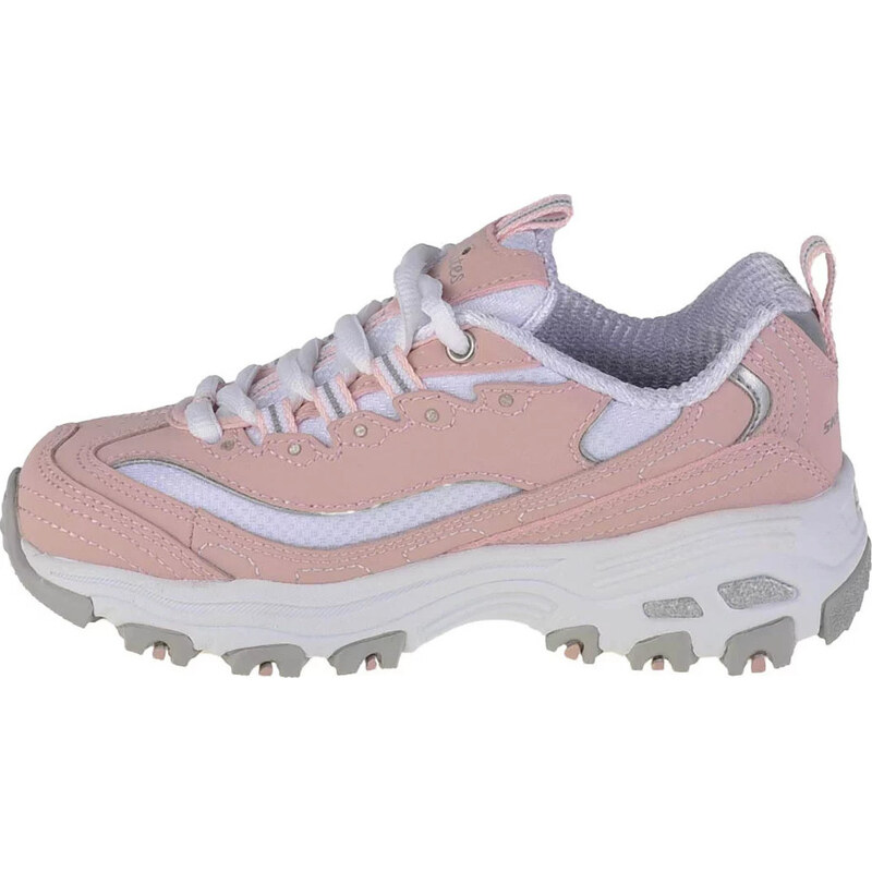 Púdrové dievčenské tenisky Skechers D'Lites- Biggest Fan 80587L-LPKW
