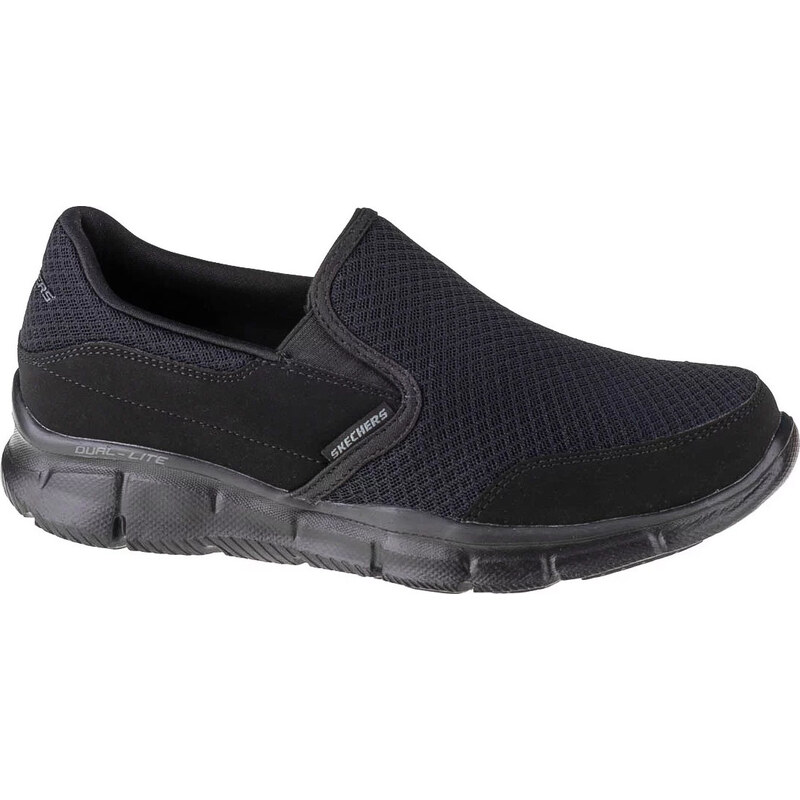 Čierne pánske slip on tenisky Skechers Equalizer 51361-BBK 24384640