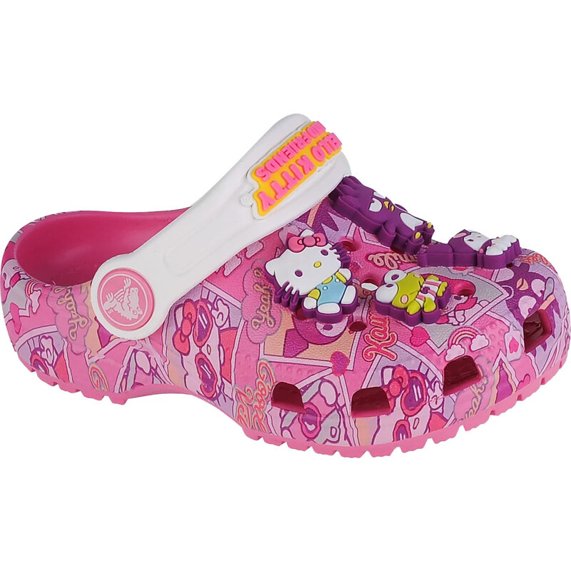 Ružové dievčenské tenisky Crocs Hello Kitty and Friends Classic Clog 44480241