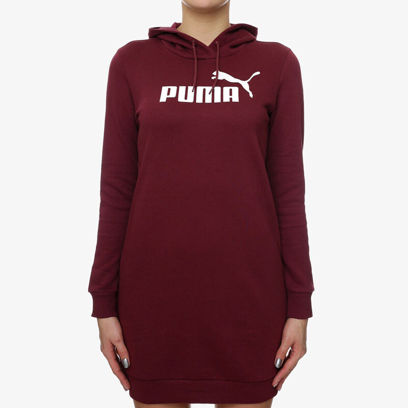 PUMA ESS Logo Hooded Dress FL S 51202073