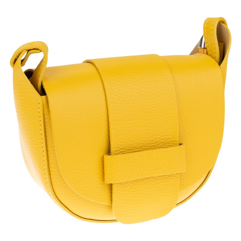Žltá kožená talianska crossbody kabelka Rerta Gialla NovaKabelka.sk 45295451