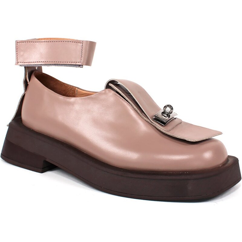 Secretshoes Štýlové kožené poltopánky 45295736