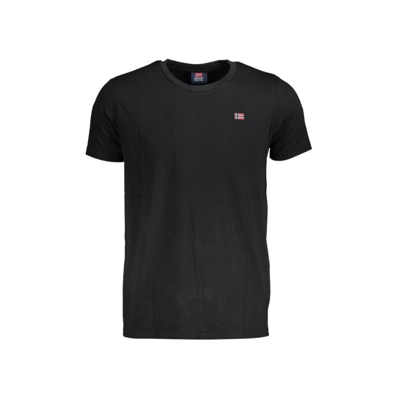 NORWAY 1963 Perfektné Pánske Klasické Tričko Čierne Čierna L 45350153
