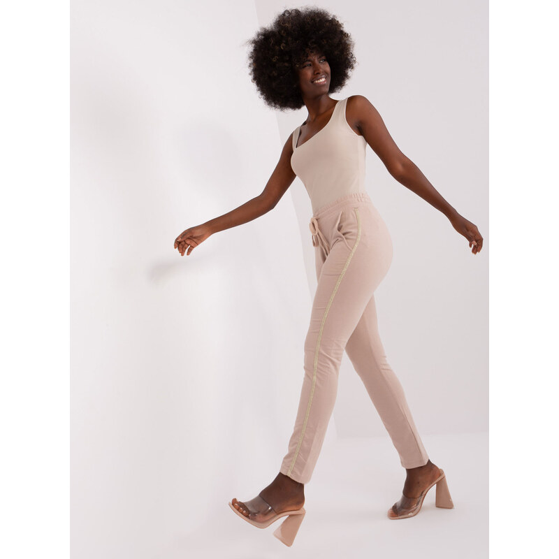 RELEVANCE Sweatpants-RV-DR-8518.08P-beige 64687304