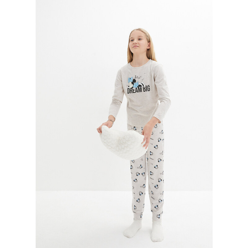 bonprix Detské pyžamo Disney Minnie Mouse (2 ks), farba biela