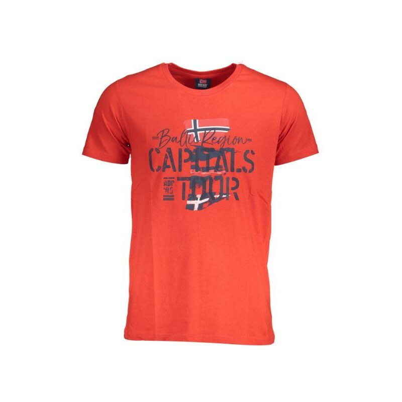 NORWAY 1963 Perfektné Pánske Tričko Capitals Červené Červená L 45364296