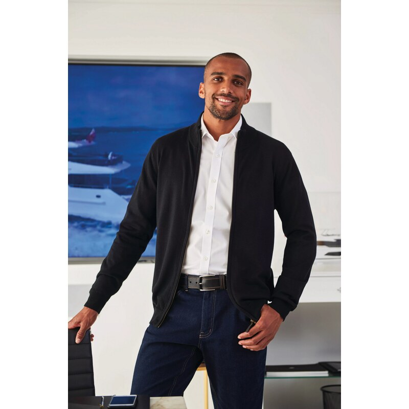 Pánsky kardigán za zips Columbus Brook Taverner 62677145