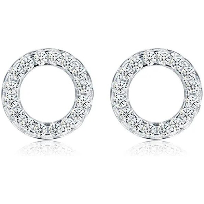 Olivie Strieborné náušnice KRUH 7744 45437359