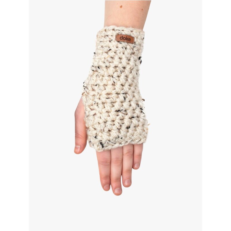 DOKE Háčkované návleky tweed 65490069