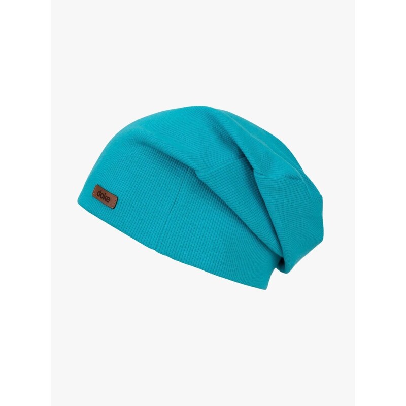 DOKE Detská čiapka organic rib aqua 63474739