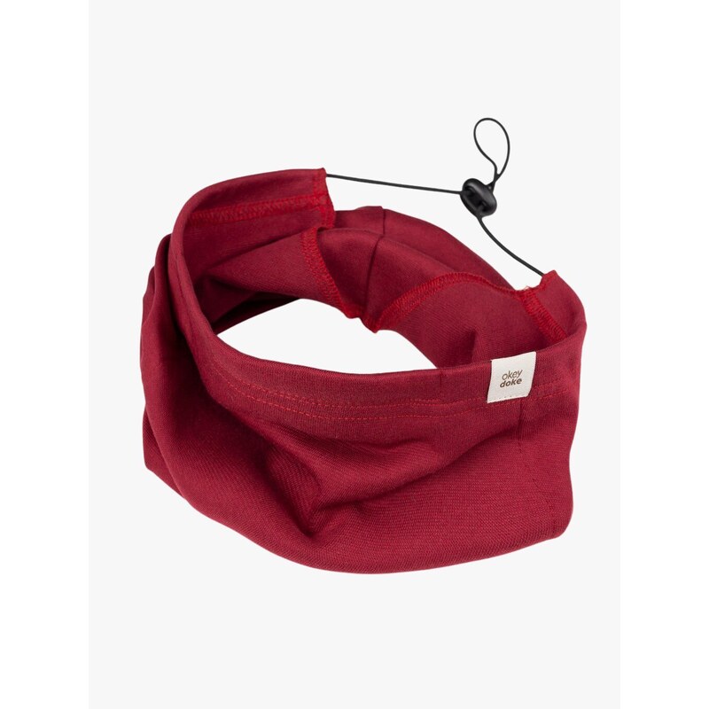 DOKE Detský antivirový nákrčník s nano membránou bordo 27459682