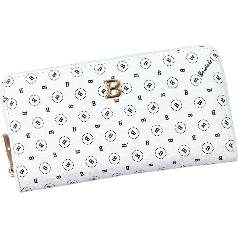 Briciole praktická biela dámska peňaženka s motívom