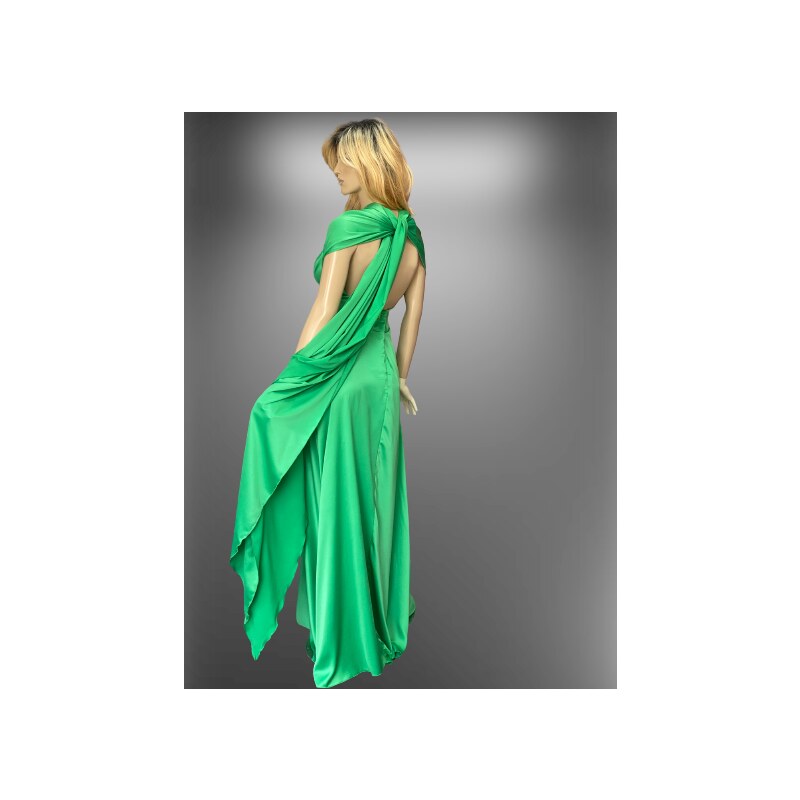 šaty spoločenské zelené Rinascimento