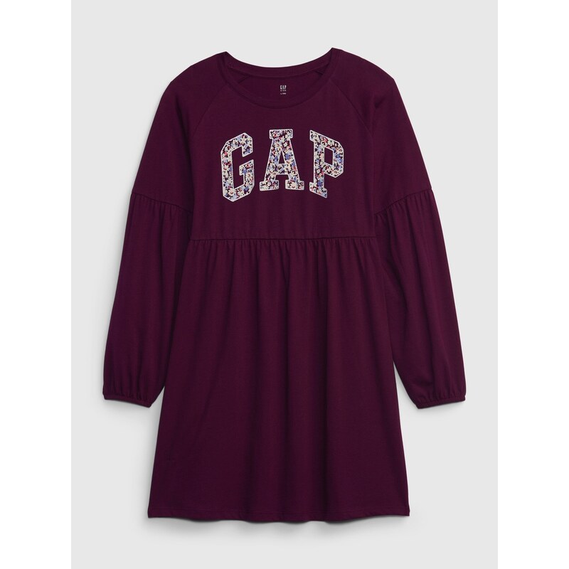 Vínové dievčenské šaty Gap 52516335