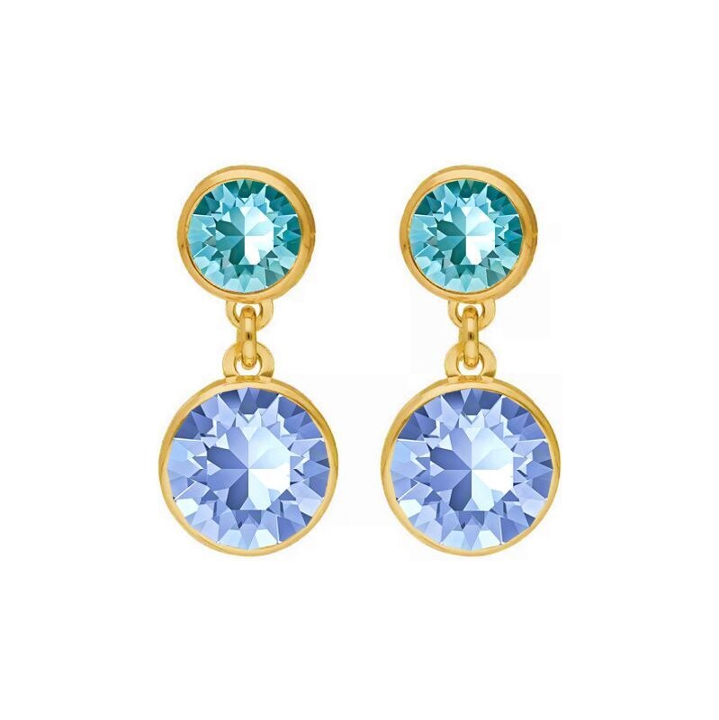 SWAROVSKI Elements Swarovski e. dámske náušnice Hot Color, zafírovo 45446092