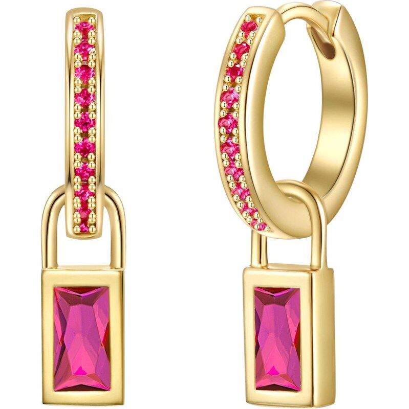 Glanzstücke München Náušnice zlatá / ružová 66507509