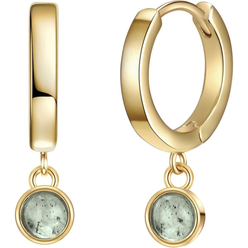 Glanzstücke München Náušnice zlatá / zelená 66507526