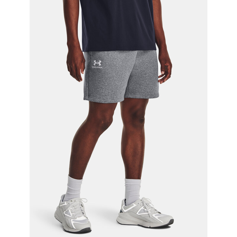 Šedé teplákové kraťasy Under Armour UA Essential Fleece Shorts 52522309