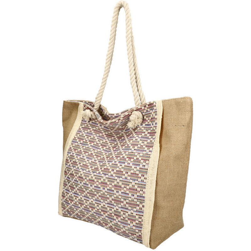 Linea Moda Veľká dámska plážová taška cez rameno YY22082 vzor M5 45481417