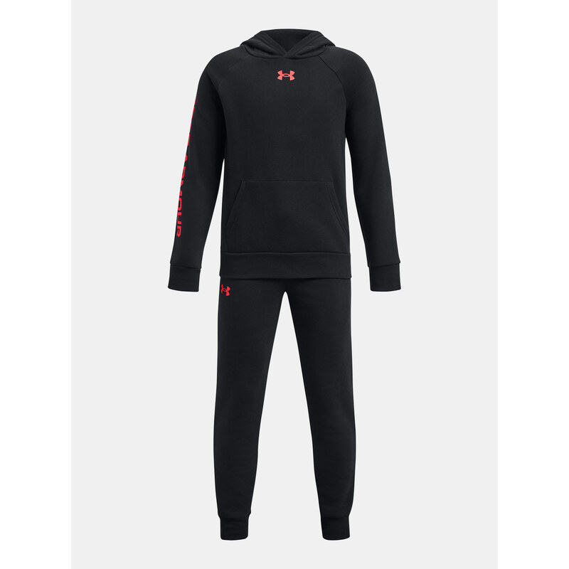 Sada chlapčenskej mikiny a teplákov v čiernej farbe Under Armour Rival 50520963