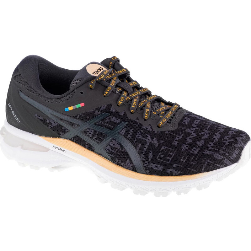 Čierne vzorované športové tenisky Asics GT-2000 8 1012A940-001 45531199