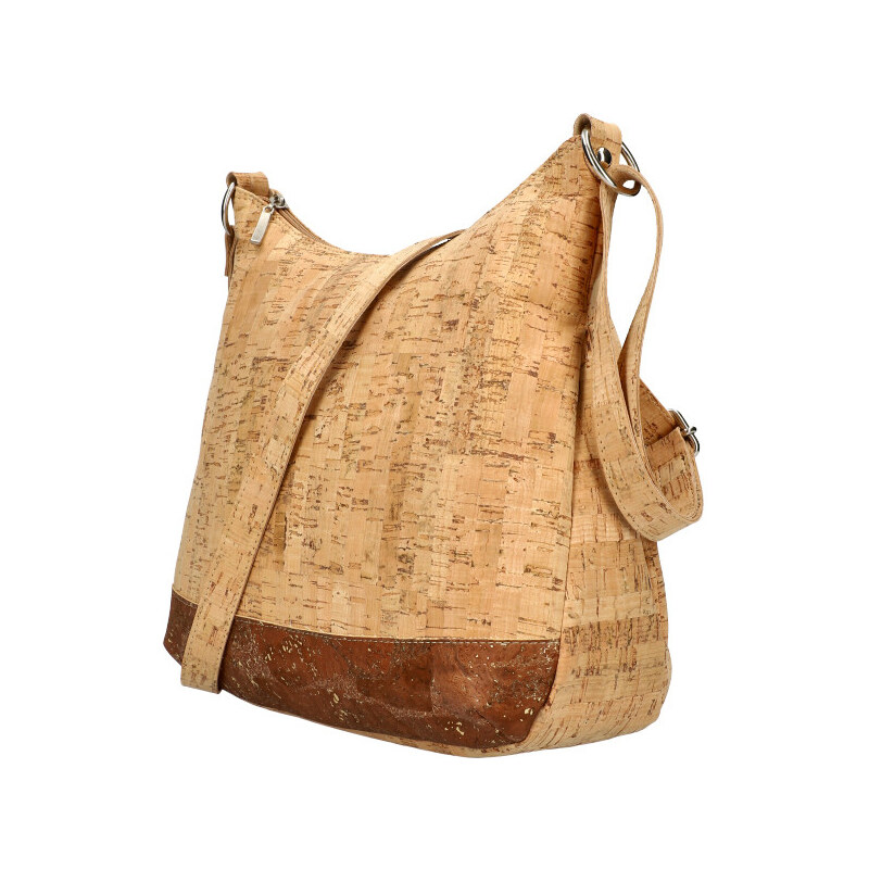 Made in Portugal Korková crossbody dámska kabelka strednej veľkosti 45506803