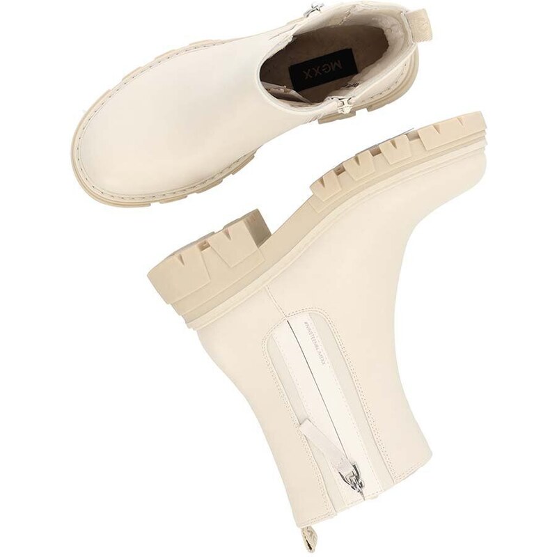 Topánky chelsea Mexx Keira dámske, biela farba, na plochom podpätku, MXTY020501W