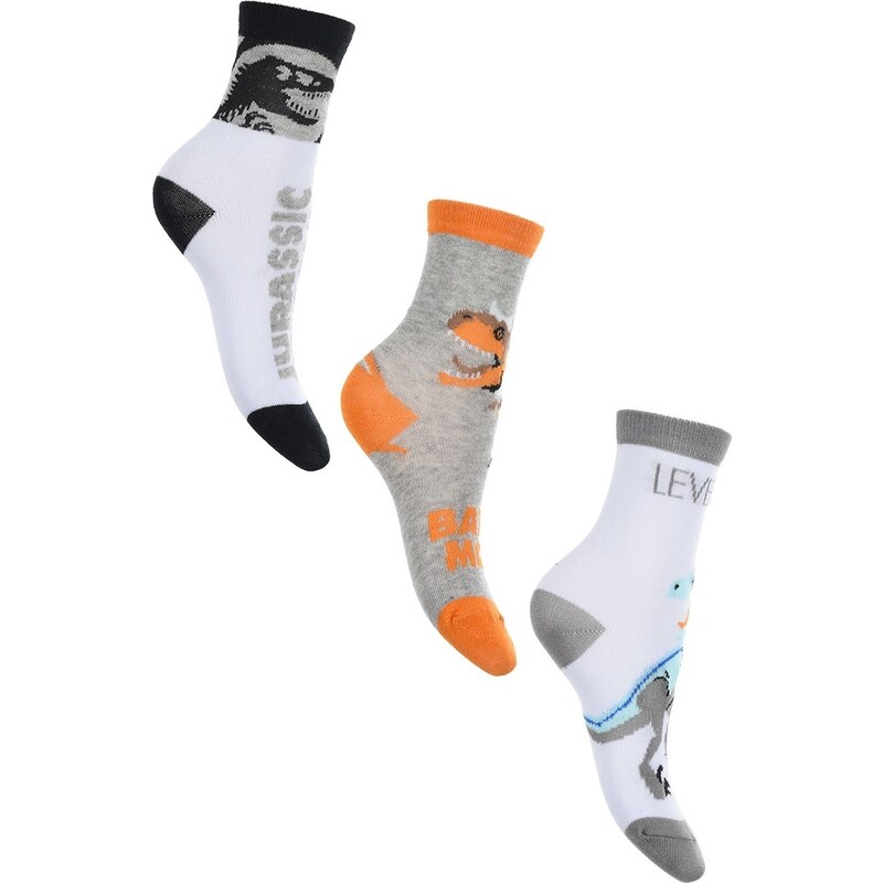 Viacfarebná sada chlapčenských ponožiek Jurassic World 45531535