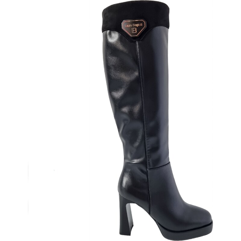 Čižmy Laura Biagiotti Black Kid 56369426