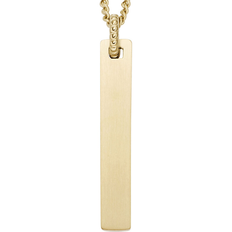 Fossil Módny pozlátený náhrdelník s príveskom JF04464710 66593765