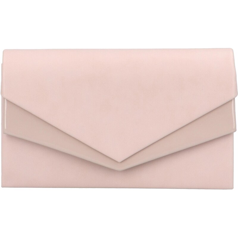 Dámska spoločenská listová kabelka ružová - Delami Monica ružová 45571580