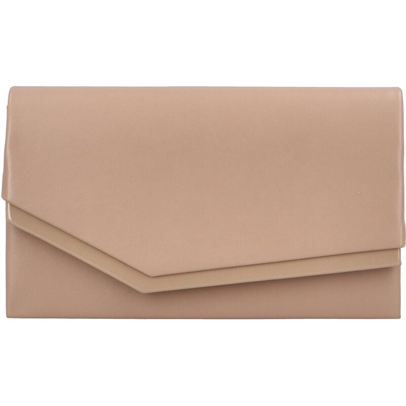 Delami Elegantná koženková listová kabelka Sunopa, tmavo béžová 66562527