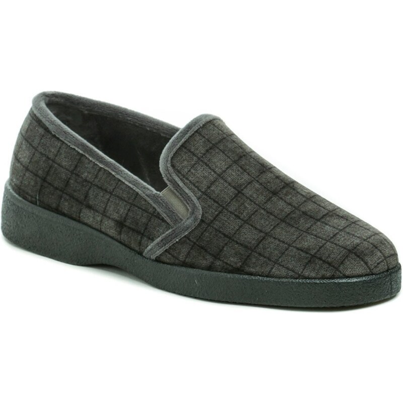 Medi Line 5026N šedé pánske nadmerné papuče 45549350