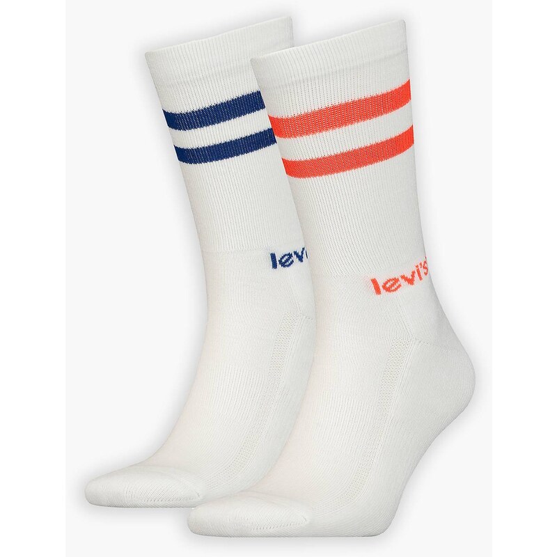 Unisex ponožky LEVI´S LEVIS REGULAR CUT SPORT STRIPE 2P