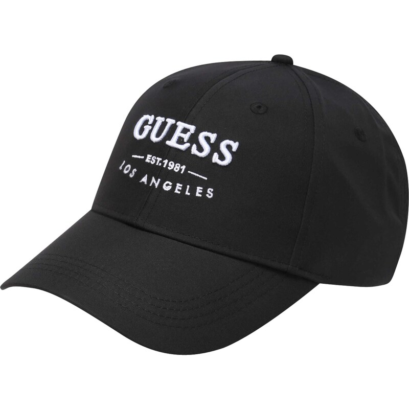 GUESS Čiapka Strave čierna / biela 46001609